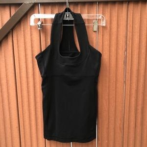 Lululemon Athletica Scoop Neck Tank Top in Black